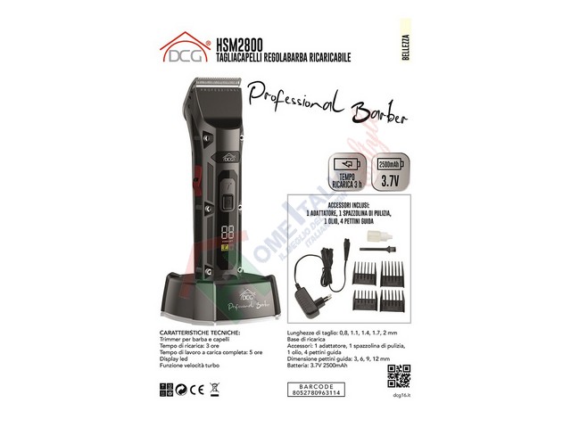 TAGLIACAPELLI REGOLABARBA RIC.    HSM2800