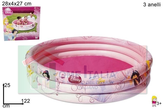 PISCINA 122X25 PRINCIPESSE 3 ANELLI 91047