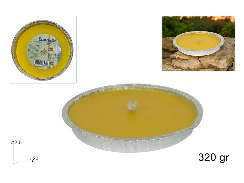 CITRONELLA ALLUMINIO CM.20 320GR
