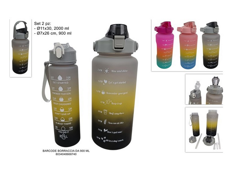 SET 2 BORRACCE 2LT+0,90LT ASS.DI COL