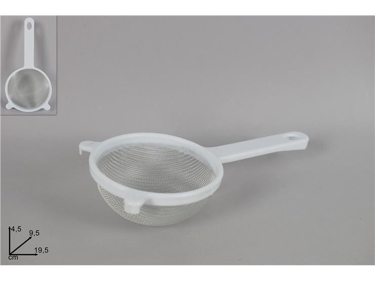 COLINO RETE PLASTICA D.9,5CM BIANCO