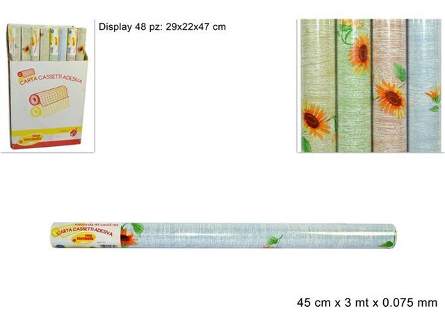 CARTA CASSET.ADES.GIRASOLE CM.64    006098