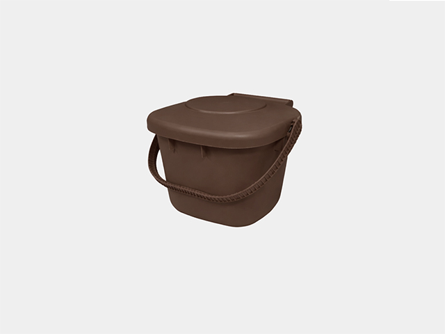 *PATTUMIERA ECOBI LT.5 MARRONE