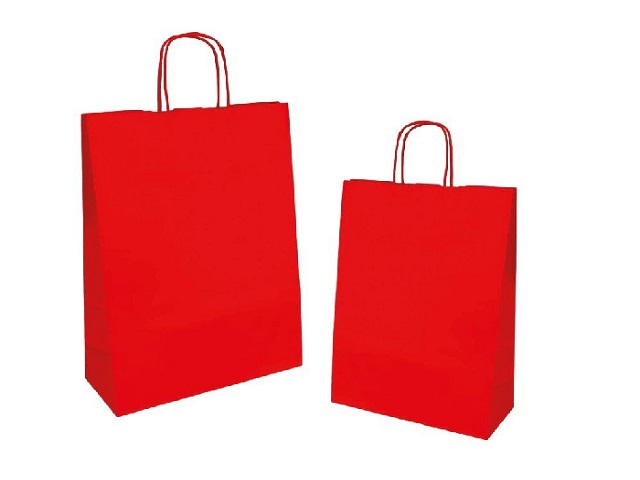 SHOPPER JOLLY ROSSO F.TO 46X14X49 CM SH31482 CONF.25PZ