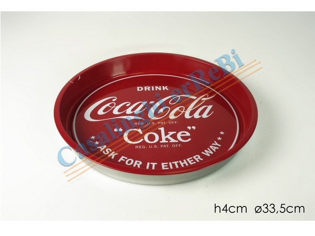 VASSOIO TONDO 33CM COCA-COLA695115
