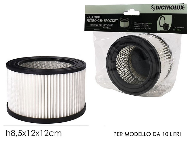 *FILTRO HEPA ASPIRAC.10LT 12X8XH8,5CM 873103