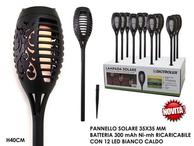 TORCIA SOLARE 50CM IN DISPLAY 622015 DICTROLUX
