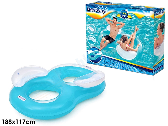 POLTRONA DOPPIA C/SCHIENALE 188X