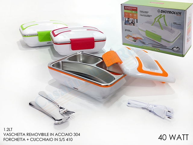 SCALDAVIVANDE ELETT.ACCIAIO 40W