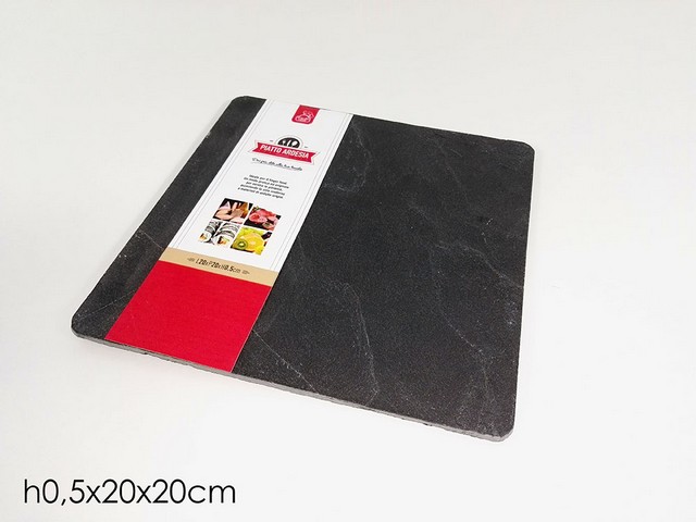 PIATTO ARDESIA QUADRO 20X20 CM 635700