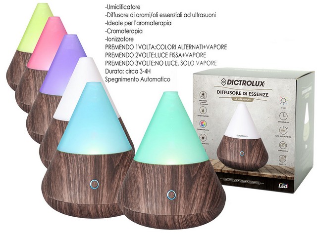 DIFFUSORE AROMA LEGNO SC. 12W 4LED 5IN1564902