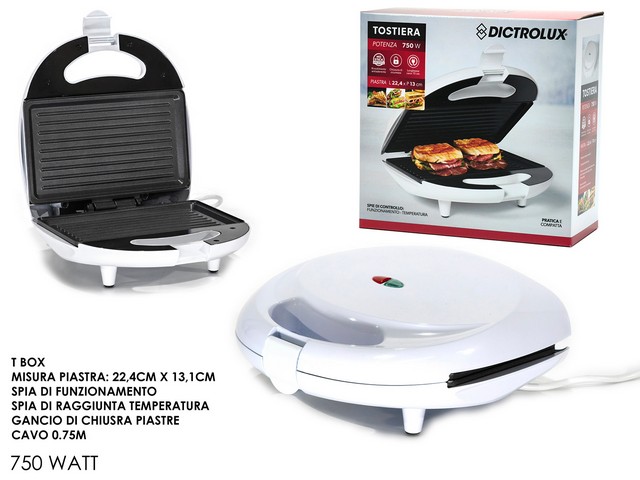 TOSTIERA 750W BIANCA 881400 PROMO