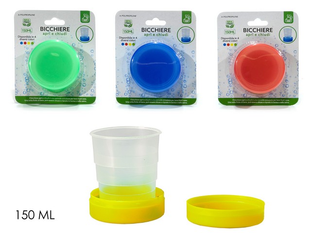 BICCHIERE TASCABILI ASSORT. 747800