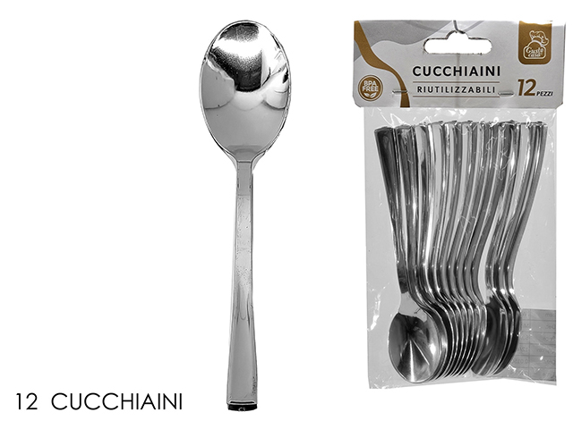 SET 12 CUCCHIAINI SILVER 491880