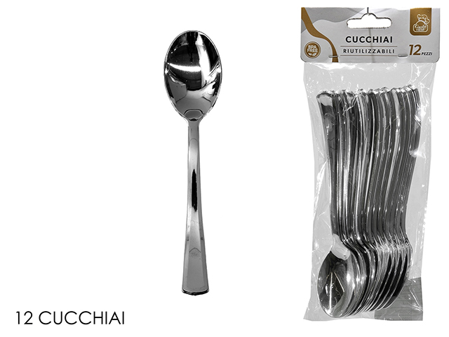 SET 12 CUCCHIAI SILVER 491881