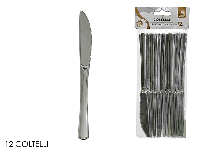SET 12 COLTELLI SILVER 491883