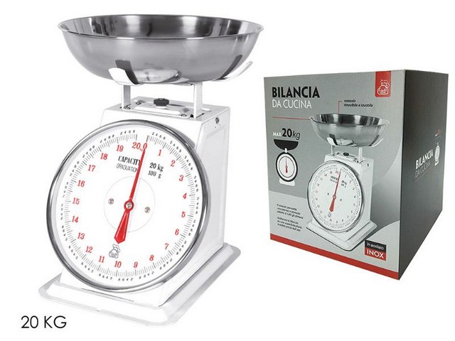 BILANCIA CUCINA 20KG BIANCO 690201