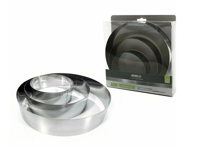 SET 3 ANELLI TONDI
