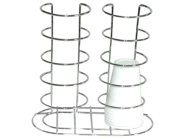 PORTABICCHIERI DOPPIO CROMATO 684449