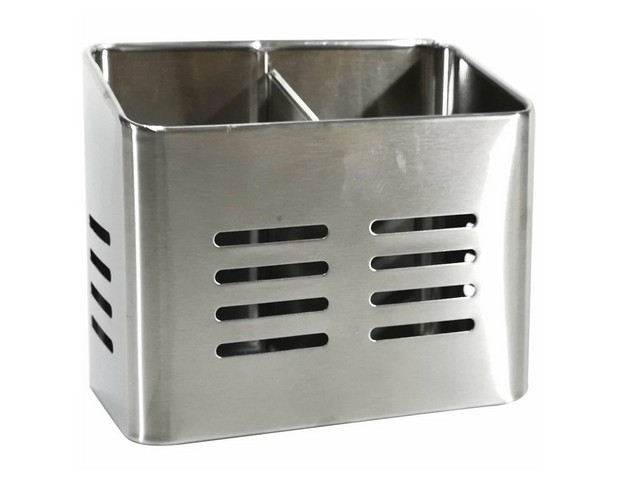 PORTAPOSATE 2 SCOMPARTI ACCIAIO727339