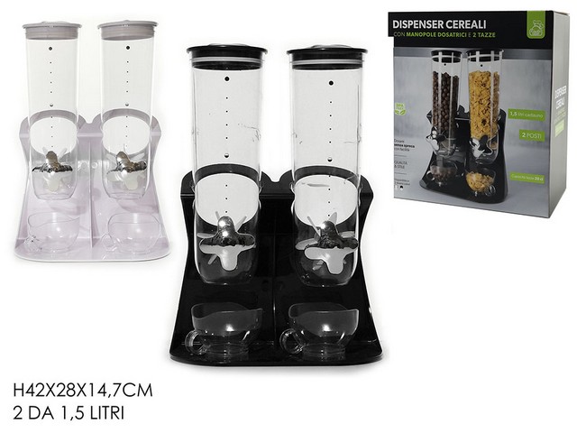 DISPENSER CER. 1.5LT+1.5LT C/2 TAZZE 2AS 516871