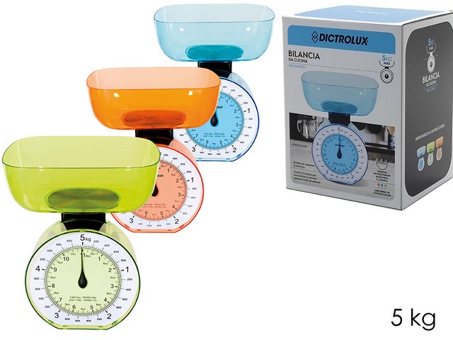 BILANCIA DA CUCINA 5KG 3 ASS. 541901