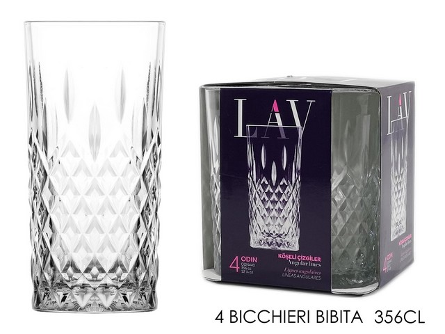 SET 4 BICCHIERI ODIN BIBITA 356CL 680562