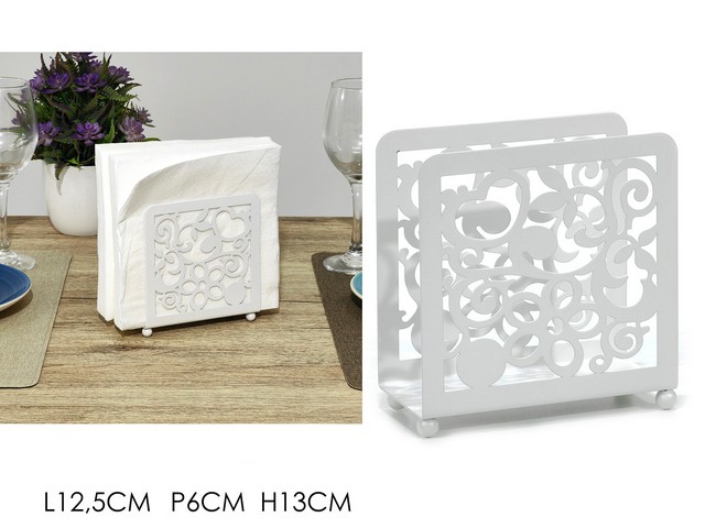 PORTATOVAGLIOLI H13CM BIANCO 725905