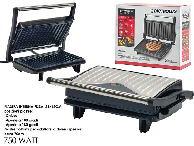 BISTECCHIERA 800W ACCIAIO 887700