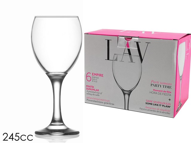 SET 6 CALICI EMPIRE 245 CC 680536A  EMPERADOR