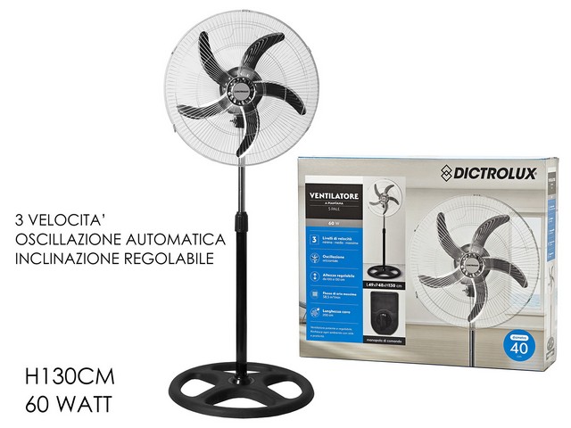 VENTILATORE C/ASTA 60W 130CM    586135