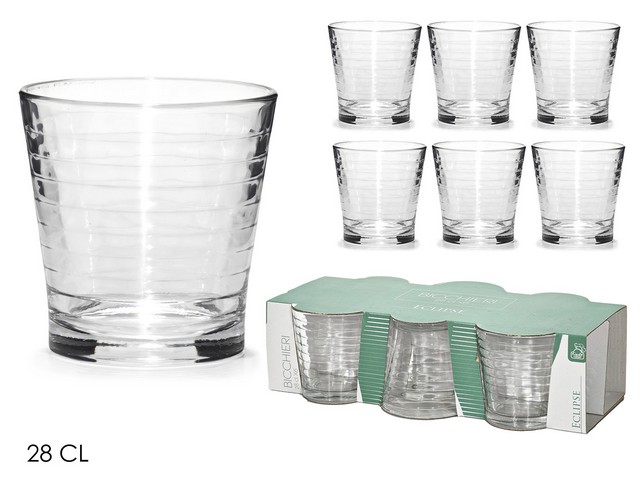 SET 6 BICCHIERI ACQUA ECLIPSE 28CL  699833