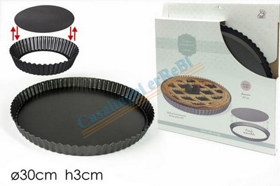 FORMA CROSTATA 30CM FONDO REMOV.    582311