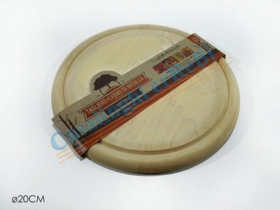 TAGLIERE TONDO LEGNO 20CM 689339