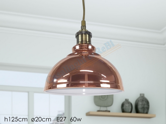 LAMPADARIO COPPER Ø20.5CM DICTROLUX
