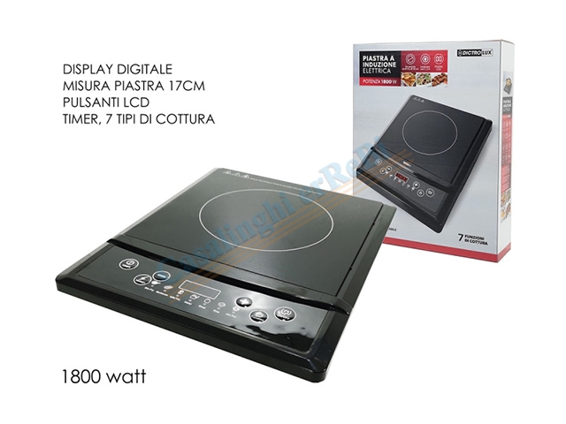 PIASTRA A INDUZIONE ELETTRICA 1P. 18