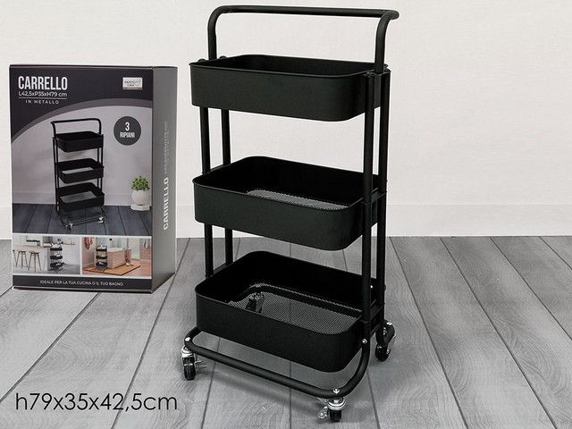 CARRELLO 3RIP. C/RUO. 35X42.5XH7