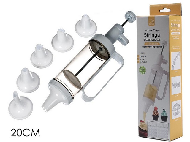 SIRINGA PER DOLCI  C/30 ACCESSOR