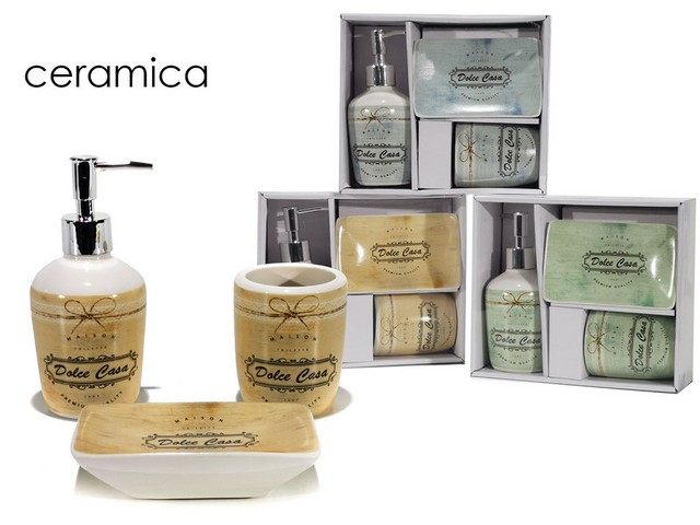 SET BAGNO 3PZ DEC.DOLCE CASA 3 ASS  706100A