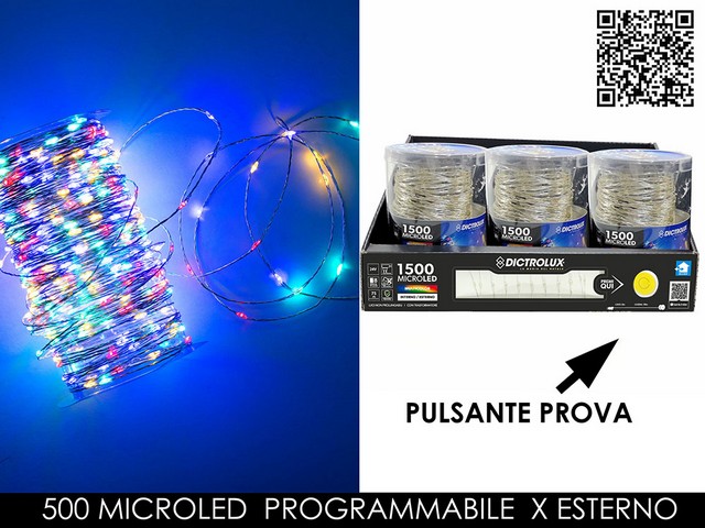 CATENA MULTICOLOR 500M.LED X EST.405873