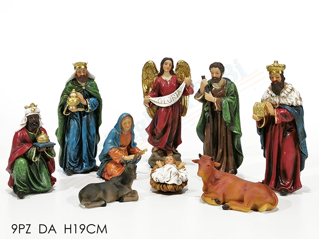 SET NATIVITA\' 9PZ H19CM 713586
