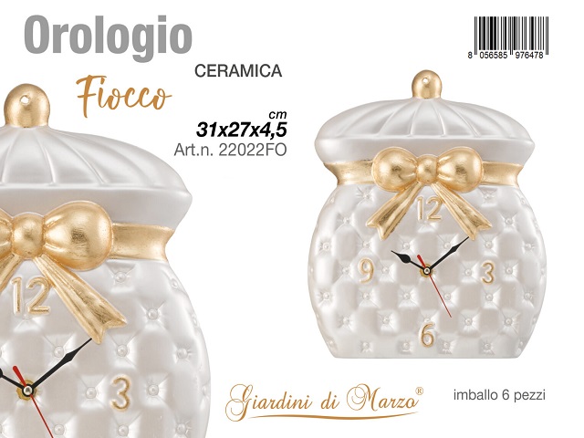 OROLOGIO FIOCCO PERLATO E FOGLIA OR O22022FO