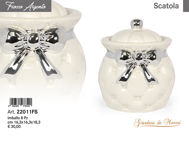 SCATOLA FIOCCO ARGENTO 22011FS