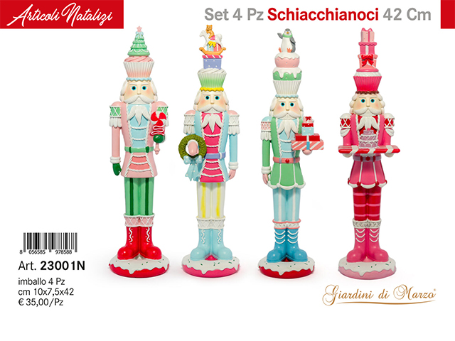 SCHIACCIANOCI NATALIZI 42 CM 23001N