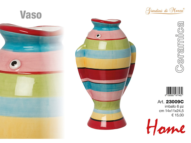 VASO STRISCE COLORATE 23009C