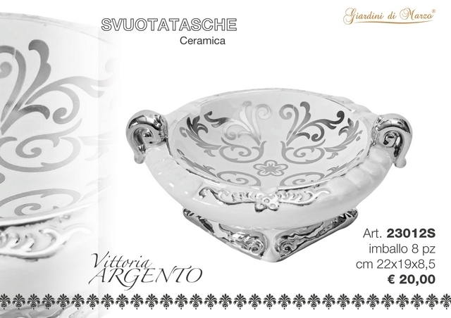 SVUOTATASCHE VITTORIA ARGENTO C/SCATOLA 23012S