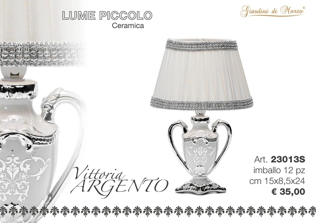 LUME PICCOLO VITTORIA ARGENTO C/SCATOLA 23013S
