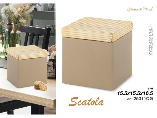 SCATOLA QUADRATA ORO 25011QG