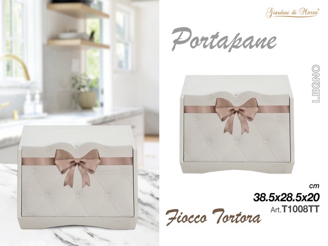 PORTAPANE BIANCO FIOCCO TORTORATVG T1008TT