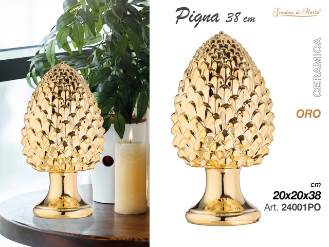 PIGNA 38 CM ORO 24001PO